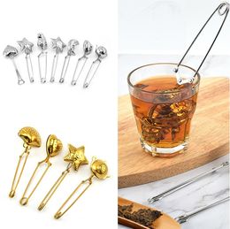 Drinkware Kitchenware Accessories Tools Tea Infuser Stainless Steel Sphere Mesh Strainer Coffee Philtre Diffuser Handle Ball Tea Tools LT863