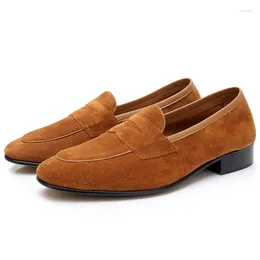 Casual Shoes Loafer Versatile Genuine Leather Handmade Men's British Trendy One Step Lazy