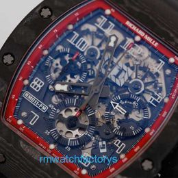 Famous Fancy Watch RM Wristwatch RM011-FM Ntpt Carbon Fibre Famous Luxury Scuderia Team Limited