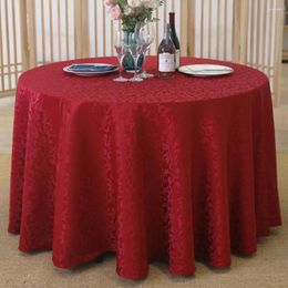 Table Cloth 160cm Tablecloth Polyester Cover Home Party Dining Room Furnishings Round For Kitchen Birthday Wedding Supplies