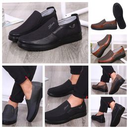 Shoes GAI sneakers sports Cloth Shoe Men Singles Business Low Top Shoes Casual Soft Sole Slipper Flat Men Classic Shoe Blacks comfort soft big size 38-50