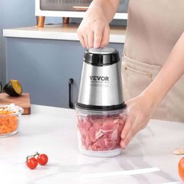 BENTISM Electric Chopper Food Processor 2.5 Cup Glass Bowl Meat Grinder Mixer