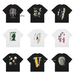 Designer Antisocials T-shirt Trendy Brand Men and Women Pure Cotton Hip Hop High Street Man Tshirt Club Shirt Large Size Wholesale Youth Mens T Shirts 882