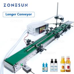 Processors ZONESUN Automatic Filling Machine Cosmetic Water Perfume Essential Oil Double Heads Bottle Filler With Conveyor ZSDPYT200L