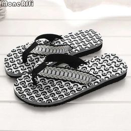Slippers Summer Men Flip Flops Beac Sandals Non-Slip Home Indoor House Anti-Slip Slides Zapatos Hombre Casual Shoes0165V7 H240322
