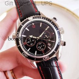 multifunctional reprint New Omg Six Stitches Little Needle Run Seconds Luxury Fashion Men's Watch Special Style Male Clock High Quality montredelu