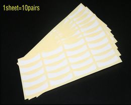 100pairsset Whole Paper Patches Eyelash Under Eye Pads Lash Eyelash Extension Paper Patches Eye Tips Sticker Wraps1069129