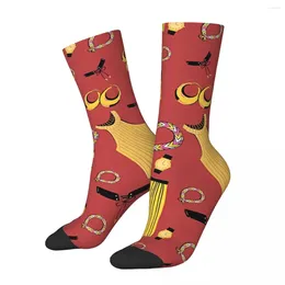 Men's Socks Vintage 90s Fashion BACK TO THE Unisex Novelty Seamless Printed Happy Crew Sock Gift