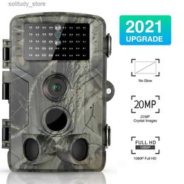 Hunting Trail Cameras Outdoor Trail Camera 20MP 1080P HD Waterproof Wildlife Hunting and Reconnaissance Game Infrared Night Vision Monitoring Trap Camera Q240321