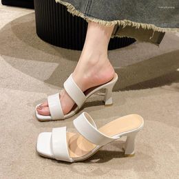 Slippers Shoes For Women 2024 High Quality One Pedal Women's Sell Like Simple Ladies Solid Colour Female