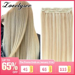 Extensions 60Grams Lightweight Straight Clip In Human Hair Extensions Full Head 3Pcs Ombre Colour Brazilian Machine Remy Hairpiece for Women