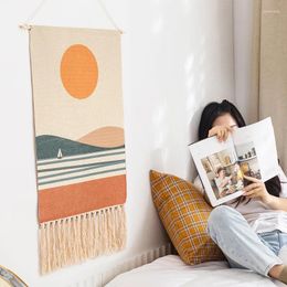 Tapestries Boho Hanging Tapestry Fabric Home Decoration Accessories Watt-hour Meter Box Cover Dormitory El Wall Aesthetic Blanket Decor