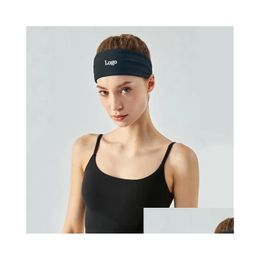 Yoga Hair Bands Al-136 Logo Sweat-Absorbing Fitness Running Headbands Sports Accessories Drop Delivery Outdoors Supplies Ot0D9