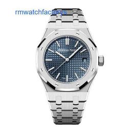 Crystal AP Wrist Watch Royal Oak Series Box Certificate 37mm Automatic Mechanical Neutral Watch 15550ST