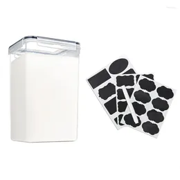 Storage Bottles Flour And Sugar Container With Lids (6.5 Liters Each) - Airtight Kitchen & Pantry Bulk Food