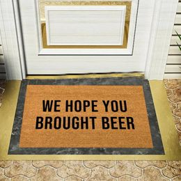 Carpets Knot Throw Blanket Super Soft Area Rug Bedroom Real Friends Bring Beer Funny Doormat Welcome Mat Door Gift Home