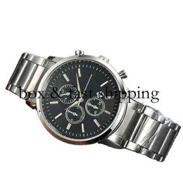 Watches Wristwatch Luxury Designer Mens Full Stainless Steel 24 Hour Display Calendar Watch montredelu 473