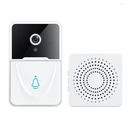 Doorbells Wireless Doorbell HD Camera Smart Visual Night Vision Video Intercom Built-in Rechargeable Lithium Battery Home Monitor