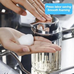 Liquid Soap Dispenser Foam Pump Bathroom Capacity Transparent Foaming With Leak-resistant For Home