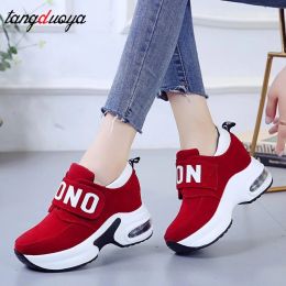 Shoes platform wedge sneakers ladies shoes sneaker casual shoes trainers women female shoes black red sneakers women tenis feminino