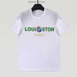 Paris comfortable designer t shirt summer white short sleeve letter Diamond-Ironing men tshirt tee mens clothes