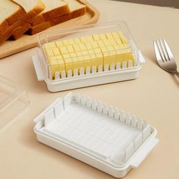 Plates Butter Cutting Storage Box Refrigerator With Lid Cheese Crisper Baking