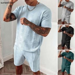 Designer Summer Suit Cool T-shirt Shorts Two-piece Breathable New Ice Silk Products Listed Explosions. A3r3