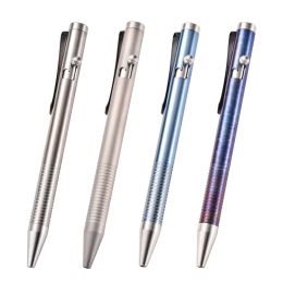 Tools 1PC Titanium Alloy EDC Mini Pen Portable Tactical Pen Self Defence Tool HighQuality Creative Signature Pen Outdoor Equipment