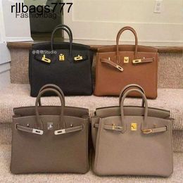 Genuine Leather Bk Handbags Designer Bags Same Platinum Female Family Top Large Capacity One Shoulder Handbag Original Logo handmade