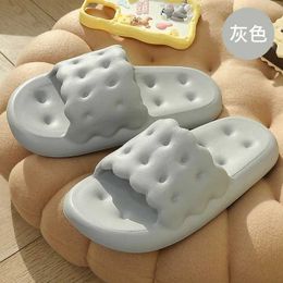 Slippers Woman Home Summer Beach biscuit simplicity cute funny Kaii comfy soft anti-slip indoor outdoor EVA Floor Sandals 202401K1ZU H240322