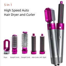 Irons 1000W 5 In 1 Big Wave Formers Hot Wind Care Rollers Wet and Dry Hair Dryer Auto Rotating Hair Curler Iron