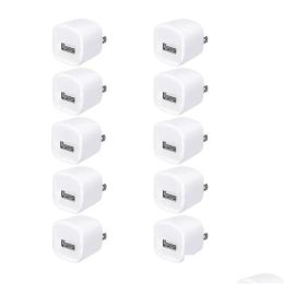 Square Style 5V 1A Wall Charger USB Plug Adapter for iPhone 5 6 7 8 X Android MP3 ZZ