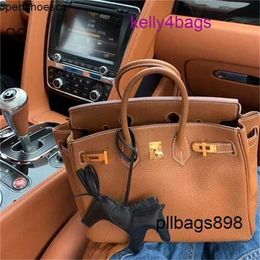 Cow Leather Totes Handbag 40cm Bag Hac 40 Handmade Top Quality Togo Leather Quality Bags platinum pattern Fashion versatile womens buckle handqq