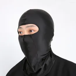 Berets AMORESY-Full Face Mask Balaclava Series Spandex Silk Sunscreen Breathefull Outdoor Riding