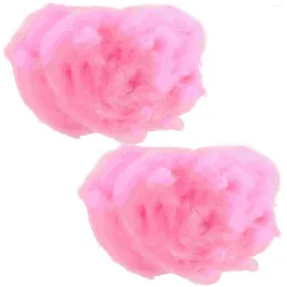 Decorative Flowers 2 Pcs Decor Cloud Decoration Props Ceiling Clouds Hanging From The Fake Wall Party Decorations Pink Artificial Baby