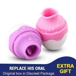 Toys Oral Clitoris Tongue Sex Vibrator Nipple Sucker massage Vibrators Breast Enlarge Clitoris Stimulator Adult Sex Toys for Women