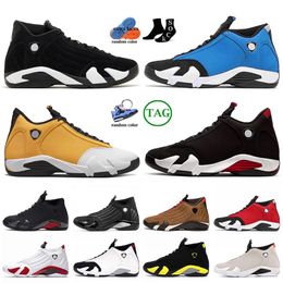 2024 New Jumpman 14 Black White 14s Basketball Shoes Classic OG Ginger Gym Red Blue Thunder Desert Sand Black Toe Winterized Mens Trainers Sneakers Size US 13