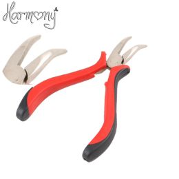 Pliers 1 piece Elbow tip no teeth Stainless Steel Prebond Hair Remover Hair Pliers/Hair Extension Pliers