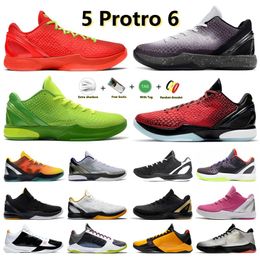 Mamba 6 6s Protro 5s Mens Basketball Shoes Reverse Grinch EYBL Forest Think Pink 3D Lakers Purple Alternate Bruce Lee 5 Women Men Trainers Sports Sneakers