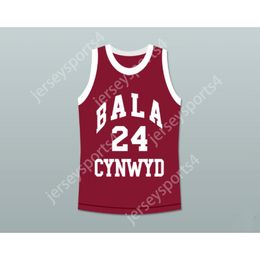 Custom Any Name Any Team 24 BALA CYNWYD MIDDLE SCHOOL BASKETBALL JERSEY All Stitched Size S M L XL XXL 3XL 4XL 5XL 6XL Top Quality