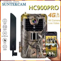 Hunting Trail Cameras HC900PRO 4G Live Wildlife Hunting Trail Camera Photo Video Live Cloud Storage Application 4K 36MP Waterproof IP65 Q240321