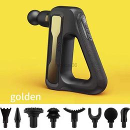 Massage Gun Gym Home Professional Massage Muscle Percussion Deep Tissue Triangle Massage Gun 240321