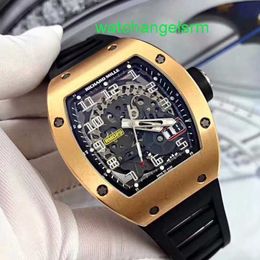 RM Watch Business Calendar Wrist Watch Rm029 Automatic Mechanical Watch Series Rm029 Rose Gold Limited Edition Fashion Leisure Sports