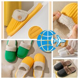 Designer Slides Women Sandals Pool Pillow Heels Casual slippers for spring autumn Flat Comfort Mules Padded Front Strap Shoe GAI yellow Cotton mop Hot sales