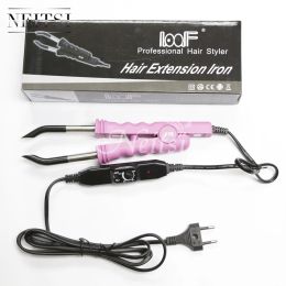 Connectors Neitsi 1PC Professional Loof Euro Plug Hair Connector Keratin Bonding Hair Extensions Fusion Heat Iron