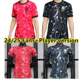 2024 South Korea soccer jerseys home RED away SON HWANG KIM JEONG SUNG LEE KWON MAILLOTS FOOTBALL SHIRTS 24 25 national team adult fans player set kits top thailand