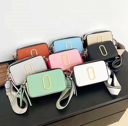 Designer bag Snapshot Multi-color Camera Bag Classics Mini Mark Handbag Womens Wide Strap Shoulder Fashion Luxury Leather Flash High Texture Wallet 99ess