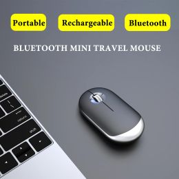 Mice Rechargeable Wireless Computer Mouse Bluetooth Silence MINI Optical Dual Mode 3 DPI for ipad Macbook Laptop Girls Small Hand