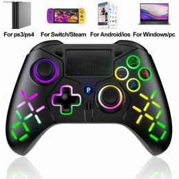 Game Controllers Joysticks Wireless For Nintendo Switch Game Controller For //IOS/Android/PC Gaming Gamepad LED Flashing Light Control JoystickY240322