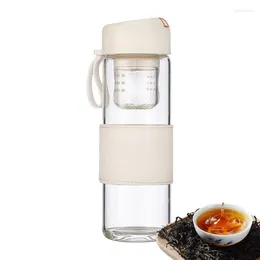 Water Bottles Glass Tea Bottle Magnetic Separation Mug Cup Infuser Warehouse Vehicle